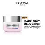 Buy L'Oreal Paris Glycolic Bright Glowing Night Cream, 50 ml | Overnight Cream with Glycolic Acid for Dark Spot Removal & Glowing Skin - Purplle