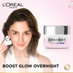 Buy L'Oreal Paris Glycolic Bright Glowing Night Cream, 50 ml | Overnight Cream with Glycolic Acid for Dark Spot Removal & Glowing Skin - Purplle