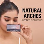 Buy Hilary Rhoda Drawing Eyebrow Palette | Highly Blendable & Superfine Particles | 3 Natural Shades & Comes with a Spoolie | Long Lasting & Waterproof - 7.2 gm (Shade - 01) - Purplle