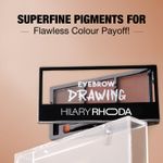 Buy Hilary Rhoda Drawing Eyebrow Palette | Highly Blendable & Superfine Particles | 3 Natural Shades & Comes with a Spoolie | Long Lasting & Waterproof - 7.2 gm (Shade - 01) - Purplle