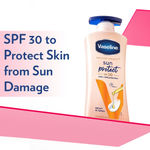 Buy Vaseline Sun Protect SPF 30 Body Lotion, Reduces Tan Lines in 7 Days, UVA + UVB PA+++, 600 ml - Purplle