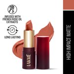 Buy Lakme Forever Matte Lipstick, Made With French Rose Oil Extracts, Pink Blush, 4.5 gm - Purplle