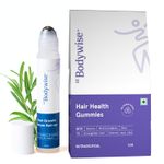 Buy Be Bodywise Advanced Hair Growth Pack- 3% Rosemary Hair Growth Serum (Roll-On) 25 ml & Biotin Hair 30 Gummies - Purplle