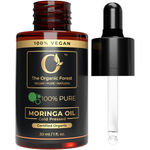 Buy The Organic Forest 100% Plant Based Moringa Oil for Hair Growth – Organic Cold Pressed and Pure Moringa Seed Oil for Hair, Face & Skin – Anti-Aging, Hydrating & Nourishing | Drumstick Seed Drops for Blends 30 ml - Purplle