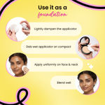 Buy NY Bae 2 in 1 Compact + Foundation Magic Powder – Lightweight & Blendable | Matte Finish | Wet & Dry Compact Use | Long-Lasting Oil Control & Coverage | Travel-Friendly Compact | Perfect for Daily Wear, Office & Party Looks | All Skin Types – 9 gm - Purplle
