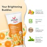 Buy Mylo Vitamin C Hydrating & Brightening Face Wash With Aloe Vera for All Skin Types 100 ml - Purplle