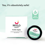 Buy Mylo Baby Pure Kajal With Pure Desi Ghee SmudgeProof | Long Lasting | Water-Resistant | Soothes Dry Eyes 5 gm - Purplle