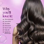 Buy Hilary Rhoda Super Hold All Day Hair Spray | Lasts All Day Long & Ultra Strong Hold | No Residue & Sweat-Proof Hair Spray | 420 ml - Purplle