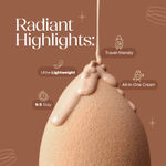 Buy Hilary Rhoda Radiant BB Foundation | Ultra-Creamy & Lightweight Formula | 9 to 5 Stay | Hides Blemishes & Dark Spots | Blends Easily | Dewy Finish | 60 gm (White Island | Shade 01) - Purplle