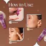 Buy Hilary Rhoda Radiant BB Foundation | Ultra-Creamy & Lightweight Formula | 9 to 5 Stay | Hides Blemishes & Dark Spots | Blends Easily | Dewy Finish | 60 gm (White Island | Shade 01) - Purplle