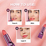 Buy Hilary Rhoda Colour Gel Lipstick | Super Hydrating | Soft Formulation for Delicate Lips | Semi_Glossy Finish | PH Colour-Changing & Highly Pigmented Lipstick | 3.6 gm (Shade-3) - Purplle