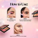 Buy Hilary Rhoda Transform Face Palette | 9 Eyeshadows | 2 Blushes | Highlighter & Contour | Highly Pigmented | Available in 2 Variants | Matte & Shimmer Finish | All-in-One Kit | 18 gm (Little Drama - Shade 02) - Purplle