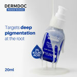 Buy DermDoc 2% Kojic Acid Face Serum | Dark Spots & Pigmentation Control | Brightening, Even-Tone Formula with Niacinamide + Alpha Arbutin + Glutathione | Spot Corrector Serum for Acne Marks, Tanning & Uneven Skin Tone – 20 ml - Purplle