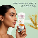 Buy Lotus Herbals Whiteglow Oatmeal & Yogurt Skin Whitening & Brightening Scrub| 100 gm - Purplle