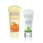 Buy Lotus Herbals Daily Detox & Radiance Kit: Lotus Whitening Facial Foam (50 gm) + Lotus Apricot Scrub (100 gm) Combo of 2 - Purplle