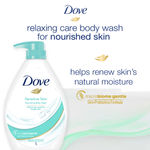 Buy Dove Nourishing Body Care ( International Nourishing Body Wash for Sensitive Skin 24Hrs Moisture Lock (1 L) + Exfoliating Body Polish Scrub Rice Milk And Moisturizing Macadamia (298 gm)) Combo of 2 - Purplle