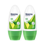 Buy Rexona Aloe Vera Underarm Roll On Deodorant For Women 50 ml (Pack of 2) - Purplle