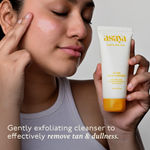 Buy Asaya Detan Face Wash | Glycolic Acid, Berry Extract & Manjistha | Tan Removal Cleanser | Gently Exfoliates & Evens Tone | Soap-Free |100 ml - Purplle