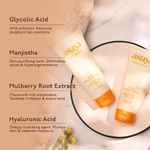 Buy Asaya Detan Face Wash | Glycolic Acid, Berry Extract & Manjistha | Tan Removal Cleanser | Gently Exfoliates & Evens Tone | Soap-Free |100 ml - Purplle
