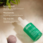 Buy Asaya 2% Salicylic Acid Face Serum | Acne Control with 5% Niacinamide & Tea Tree Oil | Reduces Blackheads, Unclogs Pores & Controls Sebum | 30 ml - Purplle