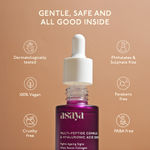 Buy Asaya Multi Peptide Face Serum with Hyaluronic Acid | Collagen Boosting & Hydrating | Smoothes Wrinkles, Firms Skin | 5% Tripeptide Complex | 30 ml - Purplle