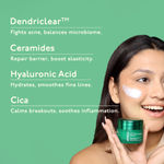 Buy Asaya Barrier + Oil Free Moisturizer + Niacinamide, Hyaluronic Acid and Ceramides | Fights Active Acne, Prevents Breakouts | Cica, DendriclearTM | 50 gm - Purplle