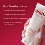 Buy Asaya Hydrating Gentle Face Wash | Korean Rice Water & Hyaluronic Acid | Brightens, Soothes & Strengthens Skin Barrier | Minimizes Pores & Evens Tone | For Sensitive, Oily & Dry Skin | Men & Women | 100 gm - Purplle
