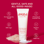 Buy Asaya Hydrating Gentle Face Wash | Korean Rice Water & Hyaluronic Acid | Brightens, Soothes & Strengthens Skin Barrier | Minimizes Pores & Evens Tone | For Sensitive, Oily & Dry Skin | Men & Women | 100 gm - Purplle