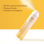 Buy Asaya Air Light Mist Sunscreen spray for Face & Body SPF 50 PA+++,No white cast & makeup friendly 75 ml - Purplle