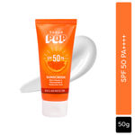Buy SUGAR POP SPF 50 PA++++ UVA/UVB With Vitamin C, Niacinamide & Hyaluronic Acid | Prevents Sun Damage | No White Cast | 50 gm - Purplle