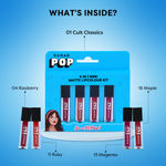 Buy SUGAR POP 4 in 1 Mini Matte Lipcolour Kit | Vitamin E | Smudgeproof | Long-lasting Wear | 4 N x 1.1 ml - 01 Cult Classics - Purplle