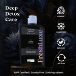 Buy FreshLuxe Charcoal & Aloe Vera | Detox Body Wash & Shower Gel | Refreshing & Hydrating Skin | Unisex | 200 ml - Purplle