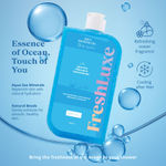 Buy FreshLuxe Aqua Essence Shower Gel & Body Wash | Sea Salt & Scrub Beads | Deep Hydration & Refreshing Cleanse | 400 ml - Purplle