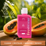 Buy FreshLuxe Fruit Nectar Face Wash | Apple, Papaya & Turmeric | Brightening & Revitalizing | Unisex | Natural | 100 ml - Purplle