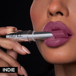 Buy RENEE Matte Lock Lipstick- 07 Indie, Moisturizing, Long Lasting & Weightless Formula With SPF 15, Intense Color Pay Off with Ultra-Matte Finish, Enriched with Avocado oil, Vitamin E, D, 4 gm - Purplle