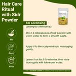 Buy MINATURE 100% Natural Sidr Powder for Hair Cleansing & DIY Herbal Hair Pack – 100 gm - Purplle