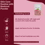 Buy MINATURE Natural Pure Beetroot Powder for Herbal Face Care – Finely Ground Beetroot Powder for DIY Face Packs and Skin Care – 100 gm - Purplle