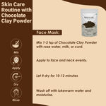 Buy MINATURE Natural Chocolate Clay Powder for Herbal Face Care – Finely Ground Natural Clay Powder for DIY Face Packs and Skin Care – 227 gm - Purplle