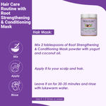 Buy MINATURE Root Strengthening & Conditioning Mask Powder with Fenugreek, Shikakai, Neem, Amla, Hibiscus, Rose Petal, Bhringraj & Curry Leaves – 100 gm Pack for Natural Hair Care - Purplle
