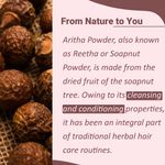 Buy MINATURE Natural Pure Aritha (Reetha) Powder for Herbal Hair Cleansing – Finely Ground Traditional Soapnut Powder for DIY Hair Wash & Hair Packs – 100 gm (Hair Pack) - Purplle
