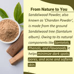 Buy MINATURE Pure Sandalwood Powder – 227 gm Resealable Pack for Natural Skin Care and Soothing Face Masks - Purplle