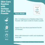 Buy MINATURE Serbian Blue Clay Powder – 100 gm Fine Clay for DIY Face Masks and Skincare Formulations - Purplle