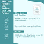 Buy MINATURE Serbian Blue Clay Powder – 100 gm Fine Clay for DIY Face Masks and Skincare Formulations - Purplle