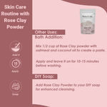 Buy MINATURE Rose Clay Powder – 100 gm Natural Clay for DIY Face Masks and Gentle Skin Care - Purplle