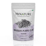 Buy MINATURE Brazilian Purple Clay Powder – 100 gm | For Natural Face Care |Pure & Natural |Suitable For All Skin Types - Purplle
