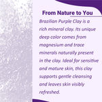 Buy MINATURE Brazilian Purple Clay Powder – 100 gm | For Natural Face Care |Pure & Natural |Suitable For All Skin Types - Purplle
