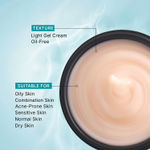 Buy Pilgrim Korean Rice Water Light Gel Hydra Glow Moisturizer with 5x Hydration 50 gm - Purplle