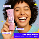 Buy Blue Heaven BB & Tint | BB Cream For Face Makeup | 4 in 1 Lightweight Foundation for women + Moisturizer + SPF 50 PA++++ with Fermented Rice Water, Hyaluronic Acid | Honey Tan 302 | 30 ml - Purplle