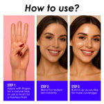 Buy Blue Heaven BB & Tint | BB Cream For Face Makeup | 4 in 1 Lightweight Foundation for women + Moisturizer + SPF 50 PA++++ with Fermented Rice Water, Hyaluronic Acid | Honey Tan 302 | 30 ml - Purplle