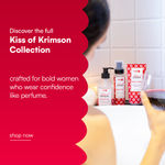 Buy Bubble Me Kiss of Krimson Body Lotion with Almond, Jojoba & Olive Oil for Hydrated Glow | 200 ml - Purplle
